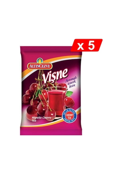 Altıncezve Vişne Aromalı İçecek Tozu 5 x 250 G