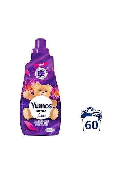 Extra Çamaşır Yumuşatıcı Lotus Ml 1440 Ml 60 Yıkama 0.75 LT - 2.5 LT - 12 KG