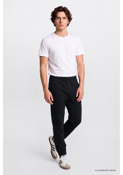 Lee Regular Fit Ribanalı Paça Erkek Eşofman Altı L2520371001 Siyah