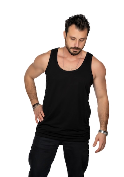 Maxi-dry Erkek Atlet Aşırı Terleme Önleyici Çift Katmanlı, Islaklık Sızdırmaz, Nefes Alabilen Iç Giyim Siyah