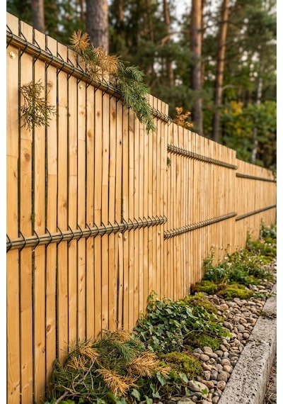 Okrut Çit Giydirme Çıtası 4.7 Mm X 1.5 M - 50 Li Paket 250 Cm Alan Naturel