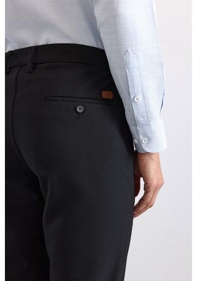 Süvari Siyah Slim Düz Jogger Pantolon Spn2020500003-s09