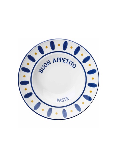 Kütahya Porselen Gusto 2 Parça 27 Cm Spagetti Tabağı Çok Renkli