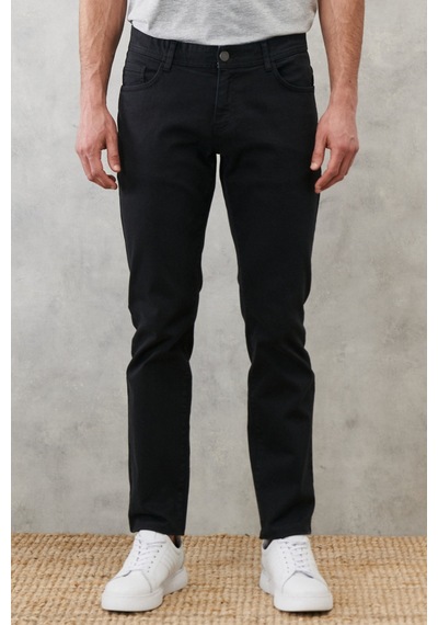 Erkek Sıyah 360 Derece Her Yöne Esneyen Rahat Slim Fit Pantolon Siyah
