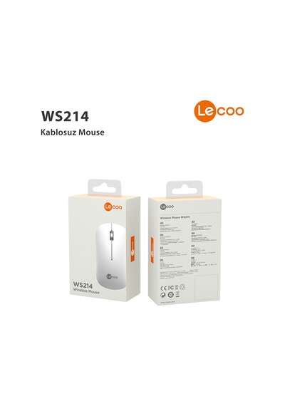 Lecoo WS214 Kablosuz 1200DPI 3 Tuşlu Optik Mouse