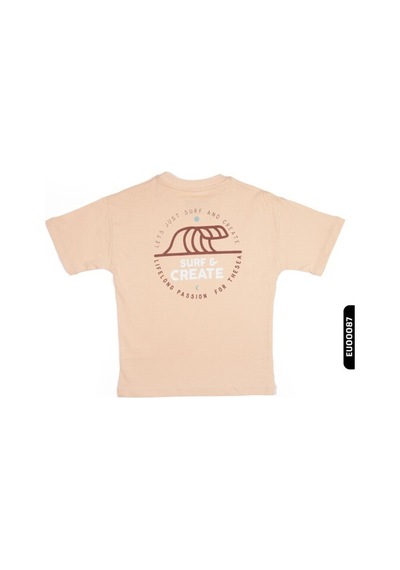 Escabel Xo Kids Erkek Çocuk Tişört 5-14 Yaş 1727 Camel