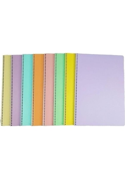 Flex Neo 60 Yaprak A4 Pp Kapak Spiralli Defter 2 Adet Çizgili- 1 Adet Kareli