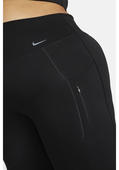 Nike Go Firm-support High-waisted Full-legth Plus Size Womens Tight Kadın Koşu Antreman Taytı Siyah