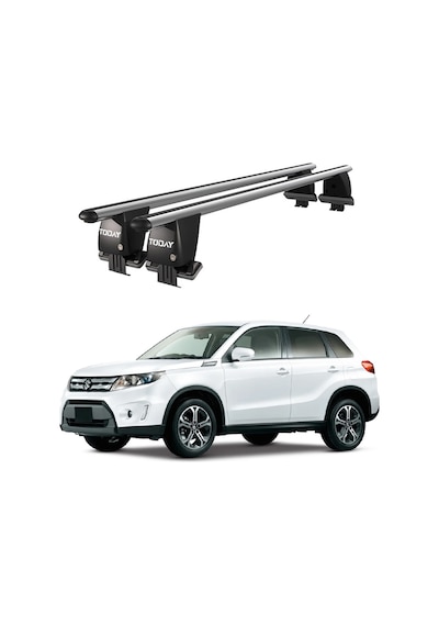 Royal Suzuki Vitara 2015 Ve Sonrası Uyumlu Gri Ara Atkı Port Bagaj Tavan Barı