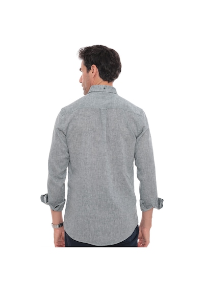 Slim Fit Uzun Kol Yaka Düğmeli Nefes Alan Keten Hediye Kutulu Erkek Gömlek Fs-004548 - Yeşil-3229 Slim Fit Uzun Kol Yaka Düğmeli Nefes Alan Keten Hediye Kutulu Erkek Gömlek Fs-004548 - Yeşil-3229
