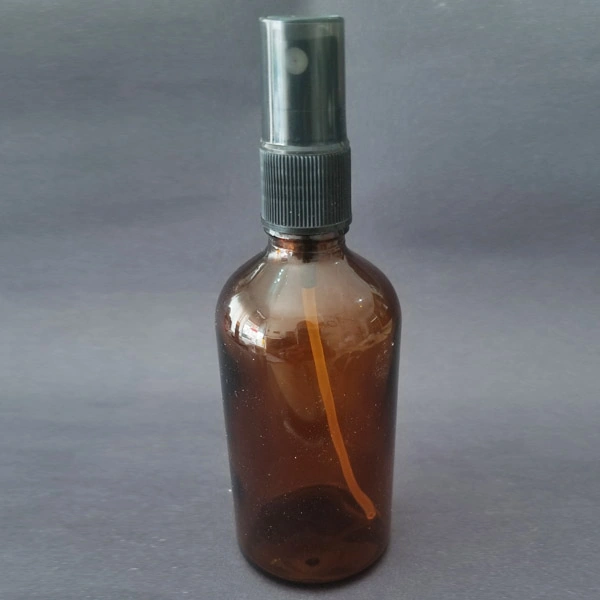 100ml Kahverengi Spreyli Şişe, 24 Adet, Ecza Şişesi, Boş Cam Şişe