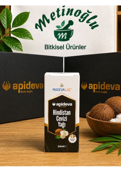 Apideva Hindistan Cevizi Yağı 20 Ml