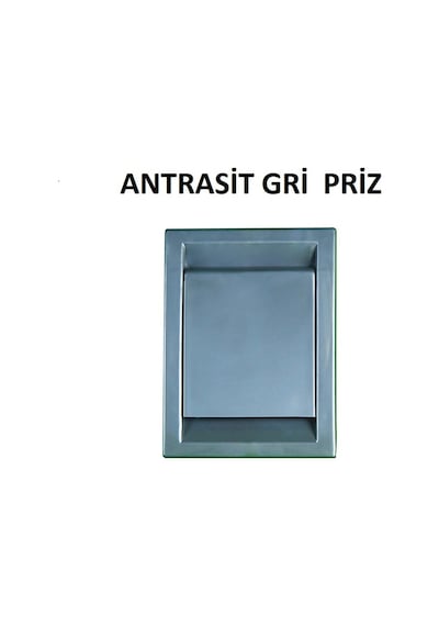 Vakumaks Merkezi Süpürge Sistemleri Vakum Prizi Antrasit Gri