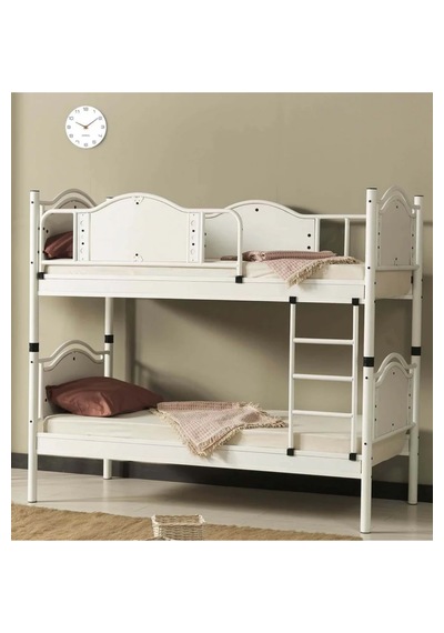 Missidea Avangard Lüks Motifli Metal Ranza & Karyola Seti Beyaz 90x190 Cm 90 x 190