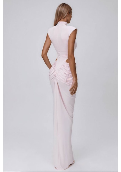Arisa Kolsuz Maxi Elbise - Pembe