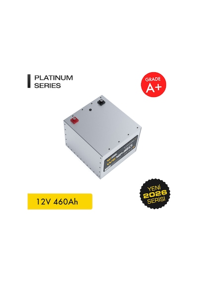 Werer Energy 12V 460Ah LiFePO4 Platinum Series Bluetooth'lu Lityum Demir Fosfat Akü