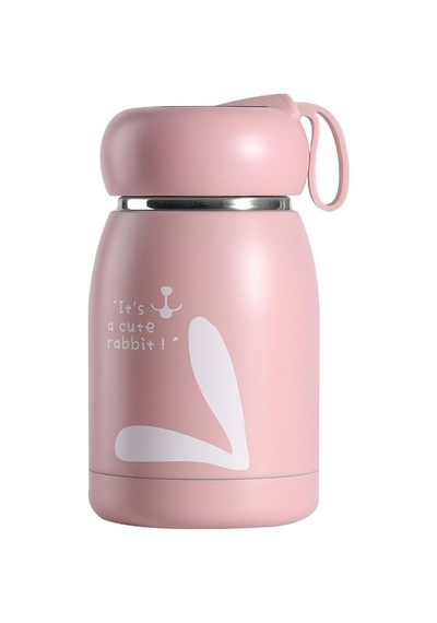 Pembe 304 Çelik 320 Ml Bebek Mama Saklama Termosu Mug Cin493pm Pembe