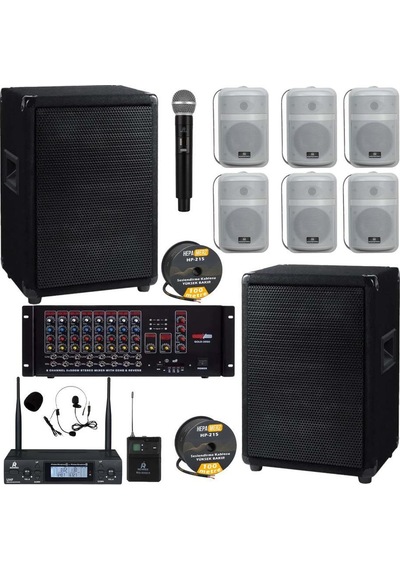 Lastvoice Okul Ses Sistemi İdeal İç-dış Anfi Hoparlör Sistemi Full Paket-6