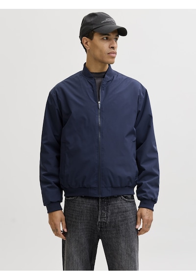 Jack & Jones Erkek Beyzbol Yaka Bomber Ceket - Charge - 12268608 Navy Blazer