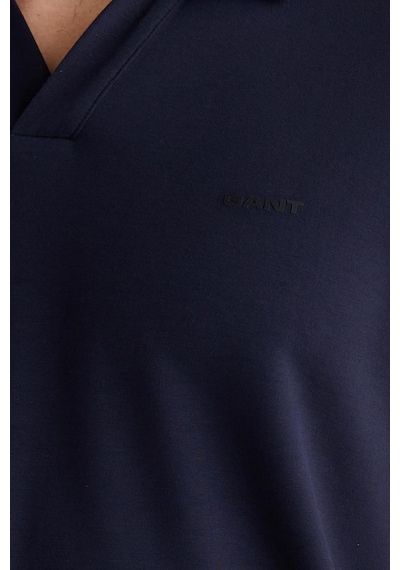 Gant Erkek Lacivert Regular Fit Şerit Detaylı Polo Yaka T-shirt-14855
