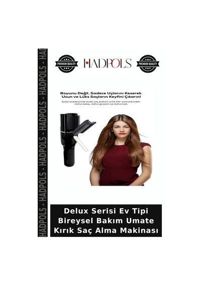 Delux Serisi Ev Tipi Bireysel Bakım Umate Kırık Saç Alma Makinası