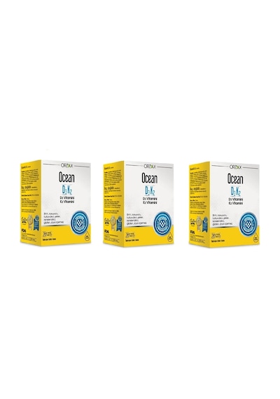 Ocean D3K2 Damla 20 Ml 3 Adet