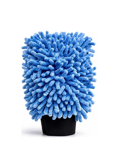 - Peluş Araba Yıkama Ve Temizlik Eldiveni, Mikrofiber Oto Yıkama Eldiven, Çift Taraflı Araç Detay Eldiveni Beyaz