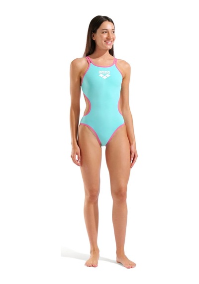 Arena Women One Double Cross Back One Piece Kadın Yüzücü Mayo Çok Renkli