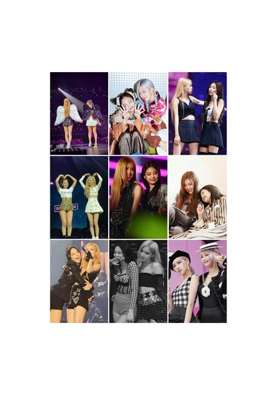 Blacpink -channie Desenli Tasarım Mini 9' Lu Fotokart Seti