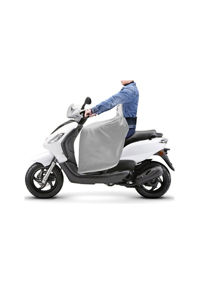 Xmlbayiciniz Bundera Scooter Diz Koruma Örtüsü Gri Yağmur Soğuk Rüzgar Önleyici Rüzgarlık Motorsiklet Dizlik Genel