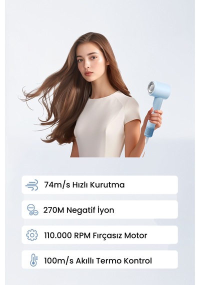 X116se Iyonlu Saç Kurutma Makinesi Pembe - 654433146