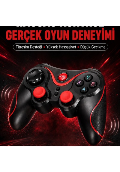 Profesyonel Oyuncu Kablosuz Gamepad Çoklu Cihaz Desteği 18366441