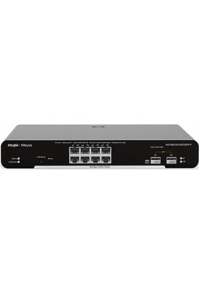 Ruıjıe Reyee Rg-nbs3100-8gt2sfp- 8 Port 10/100/1000 L2 -poesiz- Yönetilebilir Switch