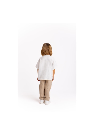 Oliven The Kid Müslin Cepleri Nakışlı Takım Vizon Vizon