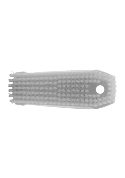 6440, Beyaz - 64405 Tırnak Fırçası, Polyester, 2,5 Cm - 2,5 Cm X 10 Cm - 1,3 Cm, Beyaz