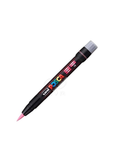 Uni Posca Fırça Uçlu Marker Pcf-350 Pembe