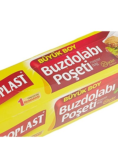 Orta Boy Kilitli Buzdolabı Poşeti 12lı