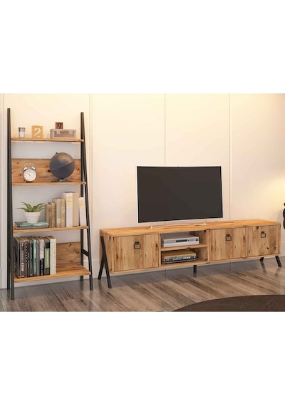 Avmpark Yanke Tv 180 Atlantik Çam + Kitaplık