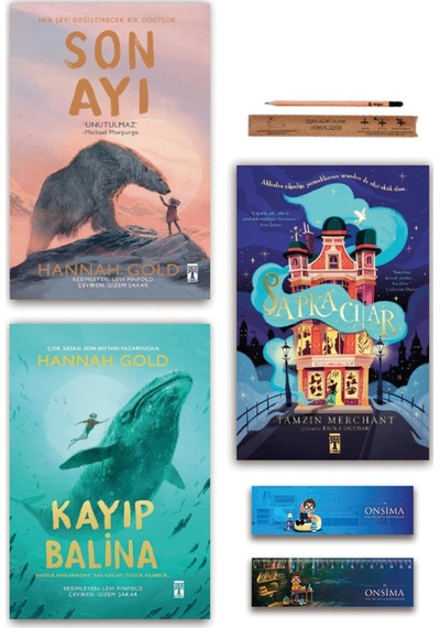 Genç Timaş Şapkacılar - Kayıp Balina - Son Ayı Set 3 Kitap