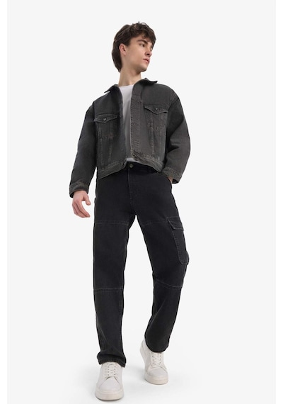 DeFacto %100 Pamuk Oversize Geniş Kalıp Mevsimlik Baharlık Jean Ceket E5470AX25SPNM36 DeFacto %100 Pamuk Oversize Geniş Kalıp Mevsimlik Baharlık Jean Ceket E5470AX25SPNM36