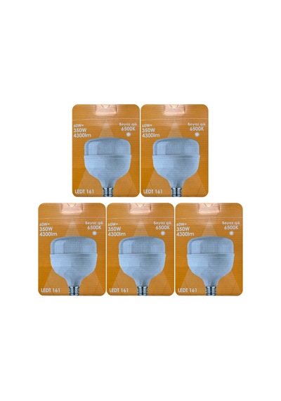 5 Adet Osaka 60w 350w Beyaz Işık E27 Duylu Kalın Duy Led Torch Ampul