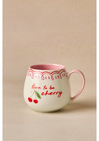 Karaca Cherry Time Kupa 355 Ml Pembe