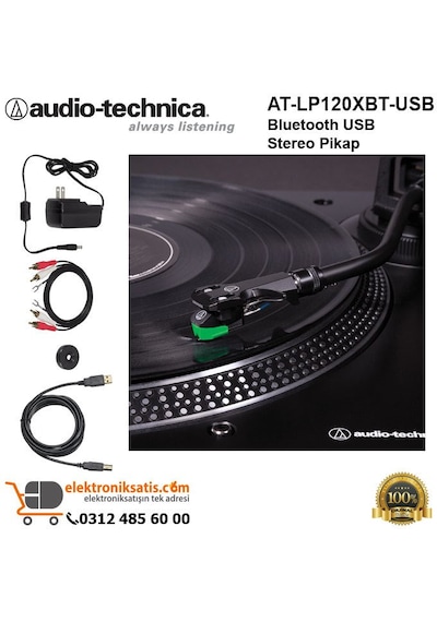 Audio Technica At-Lp120Xbt-Usb Bluetooth Usb Stereo Pikap