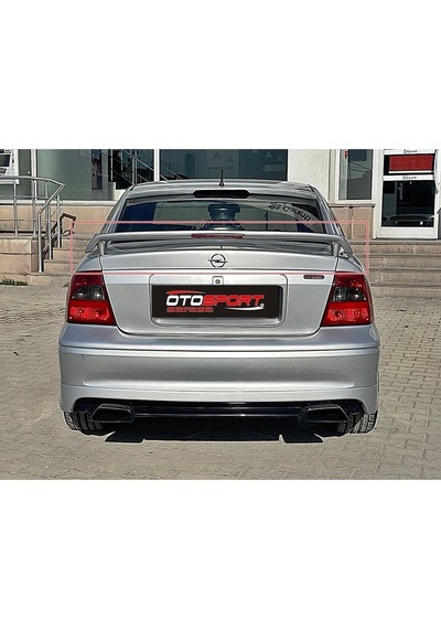 Opel Vectra B Gt Işıklı Spoyler Fiberglass Boyasız