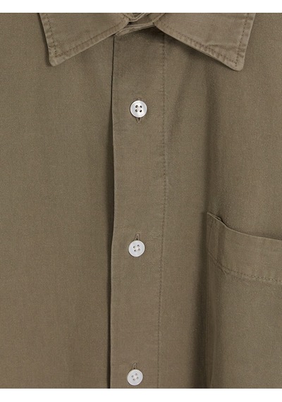 Lcw Vision Haki Regular Fit Gabardin Erkek Gömlek
