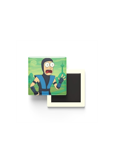 Sub-zero - 9x9 Cm Baskılı Kare Buzdolap Magneti