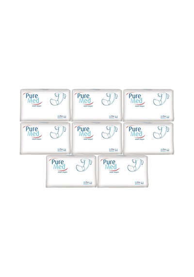 Puremed Yetişkin Bezi Bel Bantlı Tekstil Yüzey M - Orta 240 Adet