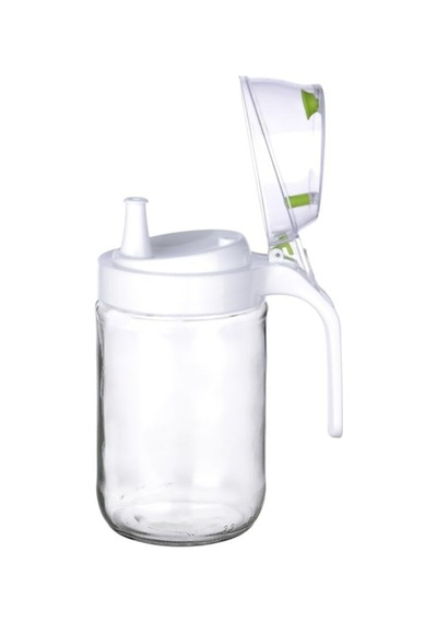 Plastik Damlatmaz Kapaklı Oilcon Yağlık 660ml Beyaz Kc-345 Diğer