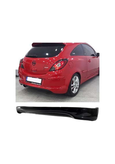 Opel Corsa D Arka Ek Plastik Siyah Difüzör 2006-2014 Arka-bodykit-ek-karlık