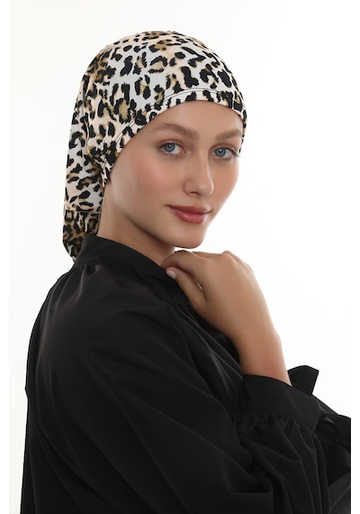 Hürrem Bone Gold Drapeli Salaş Tesettür Bone Sandy Leopar Desen 2510 03 Gold Hürrem Bone Gold Drapeli Salaş Tesettür Bone Sandy Leopar Desen 2510 03 Gold